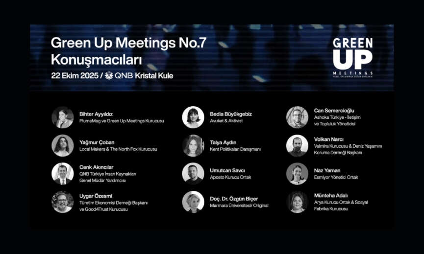 GreenUp Meetings No.7 Yapay Zeka ve Eko Akil Caginda Insan temasiyla gerceklesiyor