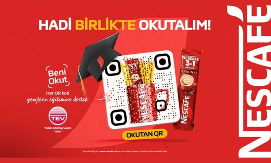 NESCAFE 3u1 Arada tuketicileriyle birlikte okutuyor
