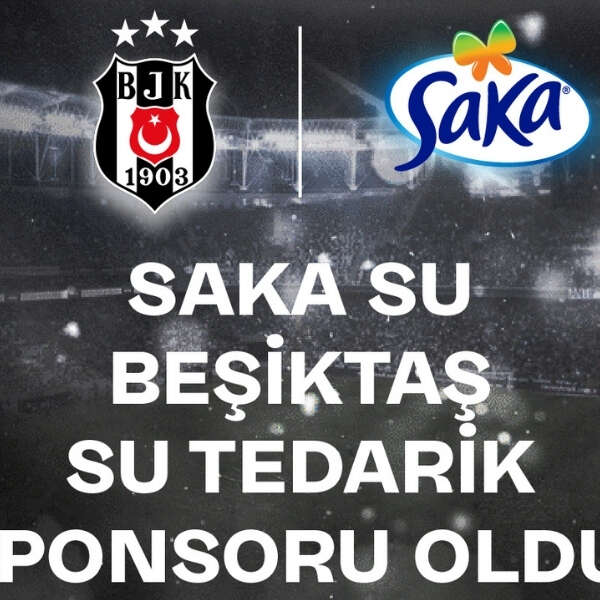 Saka Su, Beşiktaş’ın Su Tedarik Sponsoru Oldu