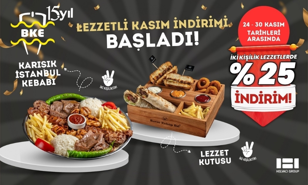Kasım Ayının En Lezzetli İndirimi BKE’de!