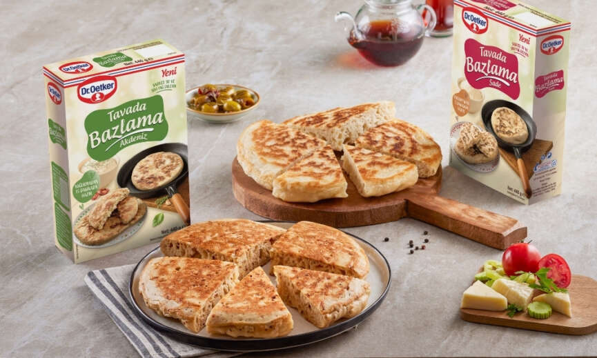 Dr. Oetkerden Hazirlamasi Cok Pratik Tavada Bazlama Serisi