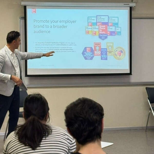 Erkmen Onbulak 11 Great Place To Work® Türkiye’den Bahçeşehir Üniversitesi’nde “İş yeri Kültürü” CO-OP Markalı Dersi