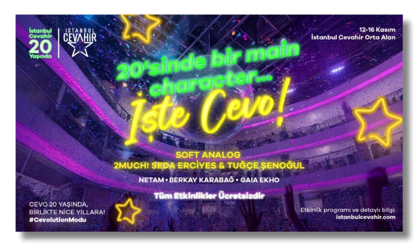 Istanbul Cevahir 20 yasinda