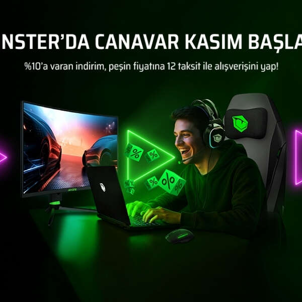 Kasım ayında Monster’dan canavar gibi indirim kampanyası