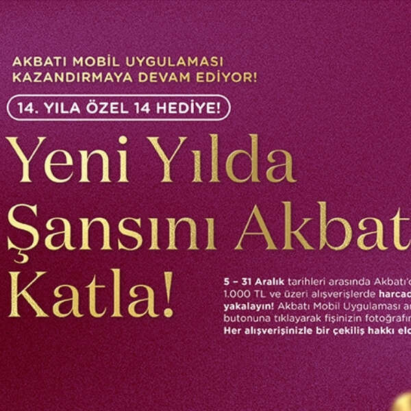 “Akbatı’da Yeni Yıl Coşkusu Mobil Kampanyayla Cebinde”