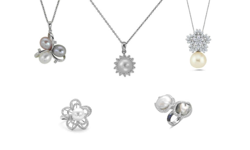 Aris Pirlantadan Zarafeti ve Safligi Yansitan Inci Koleksiyonu