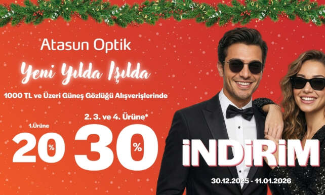Birden Fazla Gunes Gozlugu Almak Isteyenlere Atasun Optikten Yeni Yila Ozel Firsat