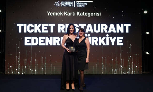 Edenred Turkiyeye ust uste 5. kez Turkiyenin En Itibarli Is Ortagi odulu