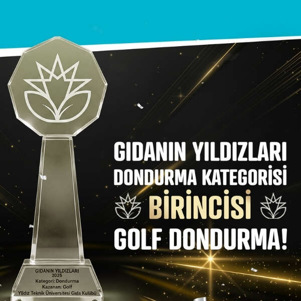 Gıdanın Yıldızları Dondurma Kategorisi Birincisi Golf Dondurma!