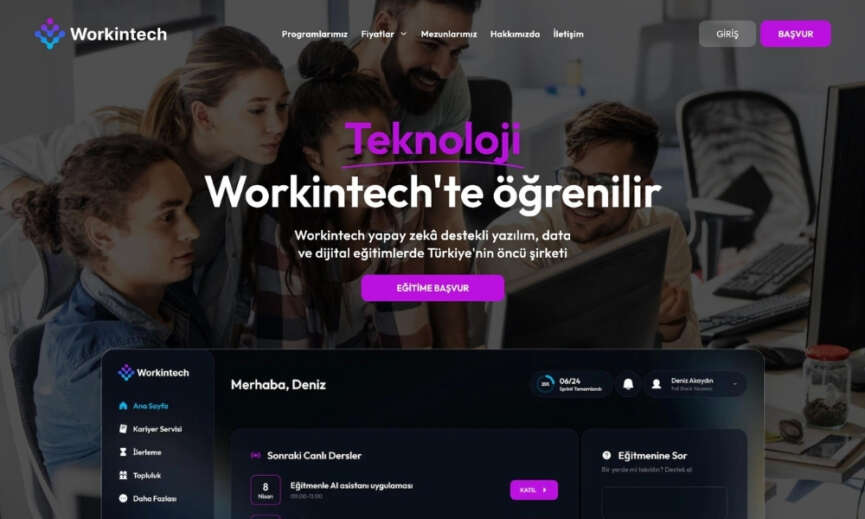 Is Bankasi Yatirimli Workintech Yapay Zeka ile Teknoloji Egitiminde Devrim Yaratiyor