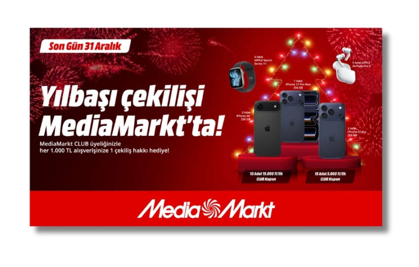 MediaMarkttan yeni yila ozel cekilis kampanyasi