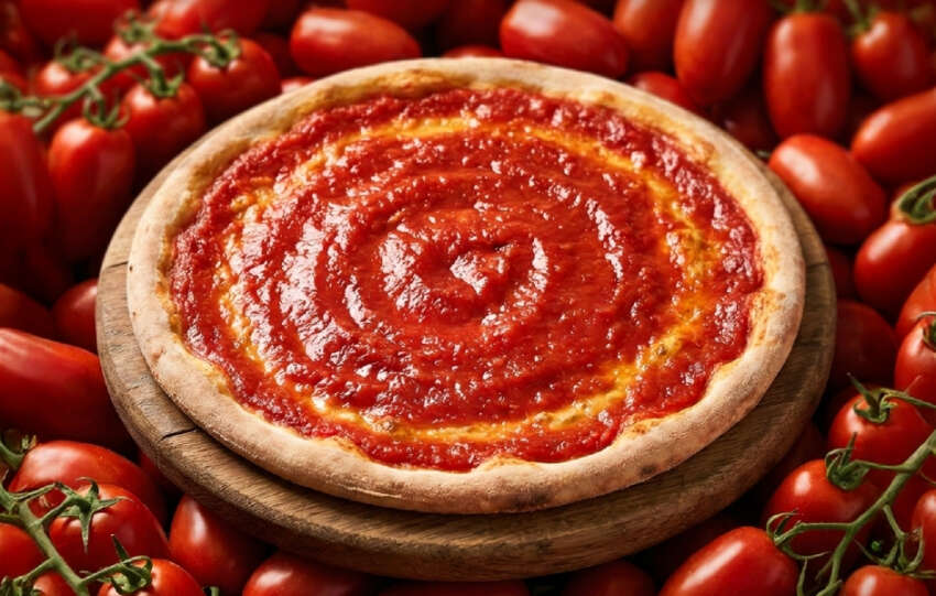 PizzaLazza Soslari San Marzano Tipi Domateslerle Bambaska