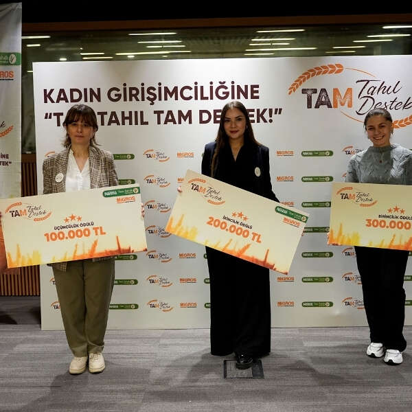 Tam Tahıl Tam Destek ile üç başarılı proje ödüllendirildi