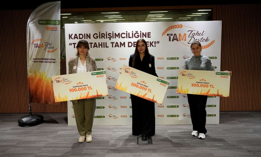 Tam Tahil Tam Destek ile uc basarili proje odullendirildi