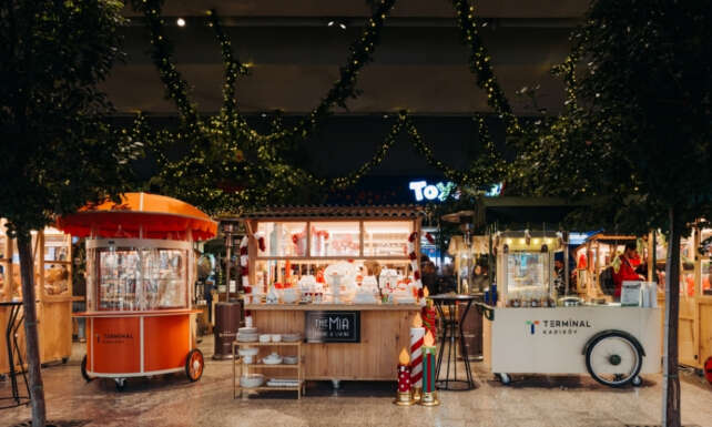 Terminal Kadikoyde Yeni Yil Atmosferi Winter Alley Ziyaretcilerini Bekliyor