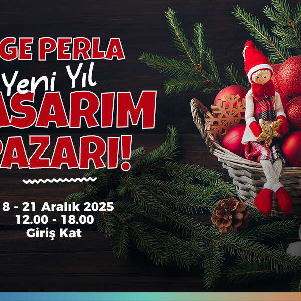 Ege Perla’da Yeni Yıla Özel Tasarım Pazarı!