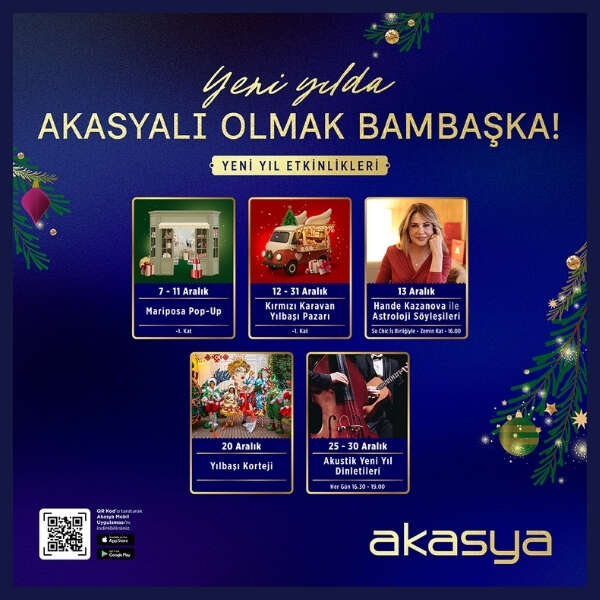 Yeni yılda Akasyalı olmak bambaşka