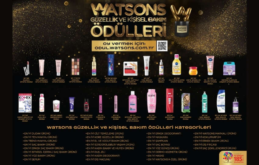 12. Watsons Guzellik ve Kisisel Bakim Odulleri Icin Oylama Heyecani Basladi