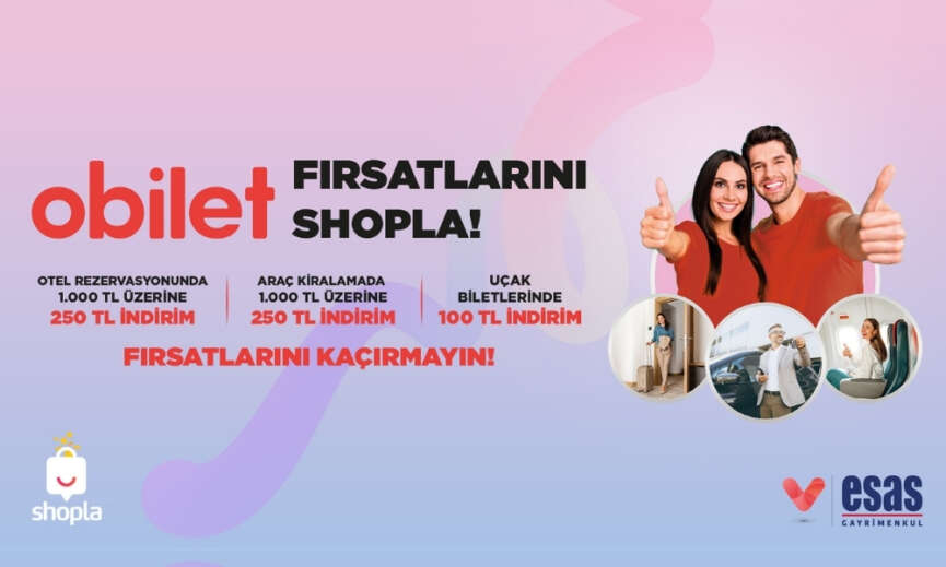 Burda AVMlerden Shopla uyelerine avantajli seyahat imkan