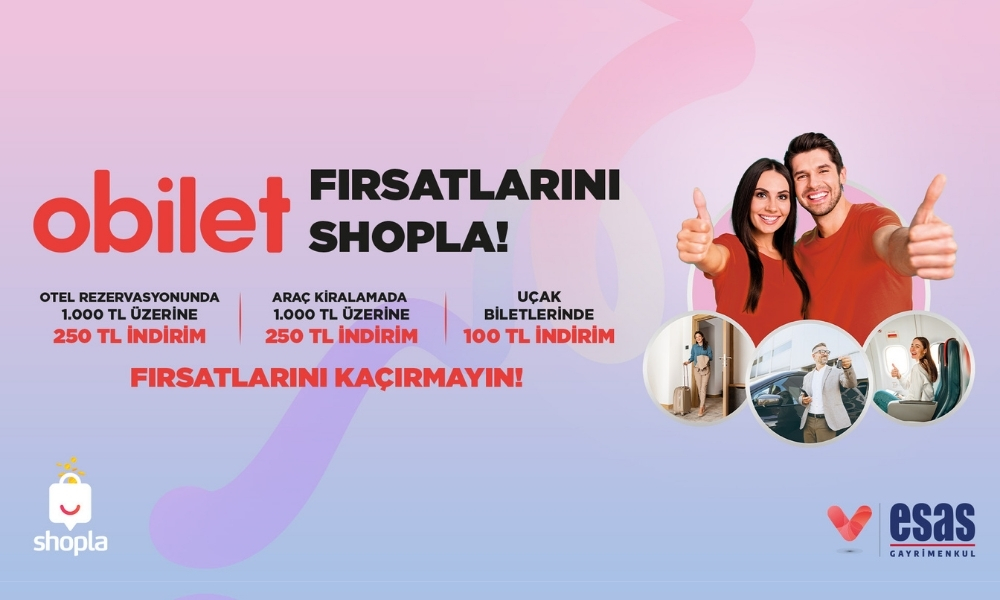 Burda AVMlerden Shopla uyelerine avantajli seyahat imkan