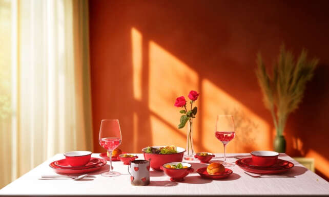 Pasabahce Magazalari ile Sevgililer Gununde romantik sofralar kalpten hediyeler