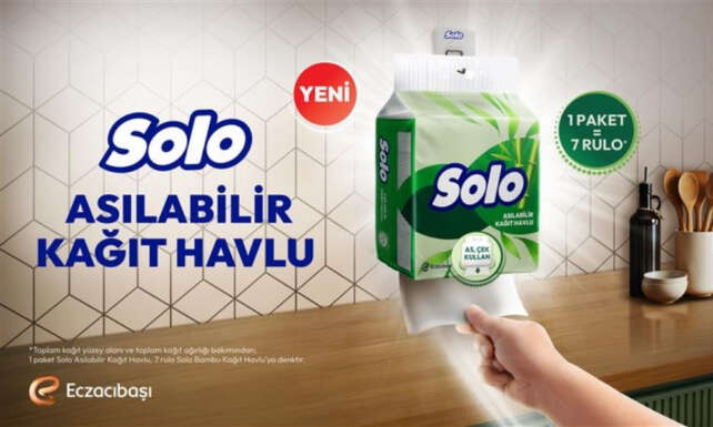 Yeni Solo Asilabilir Kagit Havlu ile Gunluk Hayat Simdi Daha Kolay