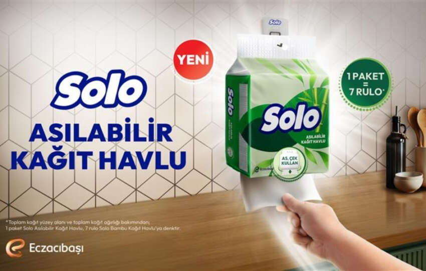 Yeni Solo Asilabilir Kagit Havlu ile Gunluk Hayat Simdi Daha Kolay
