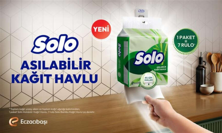 Yeni Solo Asilabilir Kagit Havlu ile Gunluk Hayat Simdi Daha Kolay