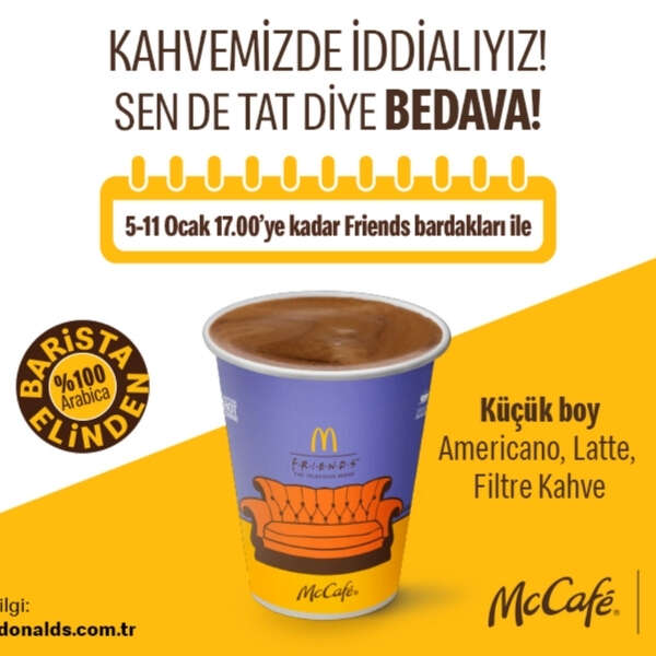 Yeni Yılın İlk Kahveleri Yine McDonald’s Türkiye’den!