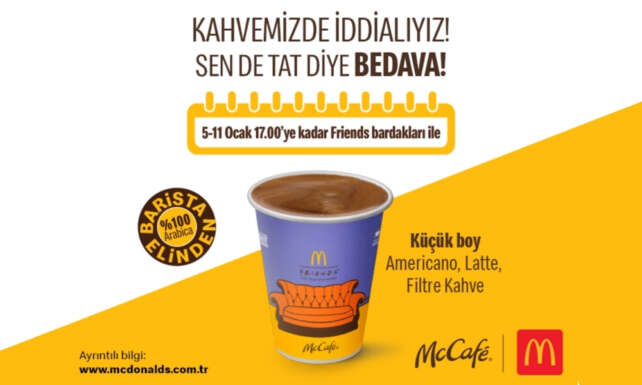 Yeni Yilin Ilk Kahveleri Yine McDonalds Turkiyeden