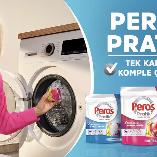 ‘Peros Pratik’ İle Çamaşır Yıkamada Yeni Bir Dönem Başlıyor!
