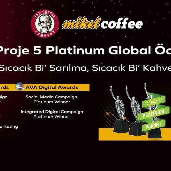 Mikel Coffee Türkiye’den Uluslararası Başarı 1 Proje, 5 Platinum Global Ödül