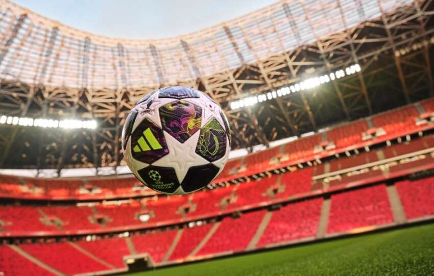 Adidas Budapeste 2026 UEFA Sampiyonlar Ligi Finalinin resmi topunu tanitti