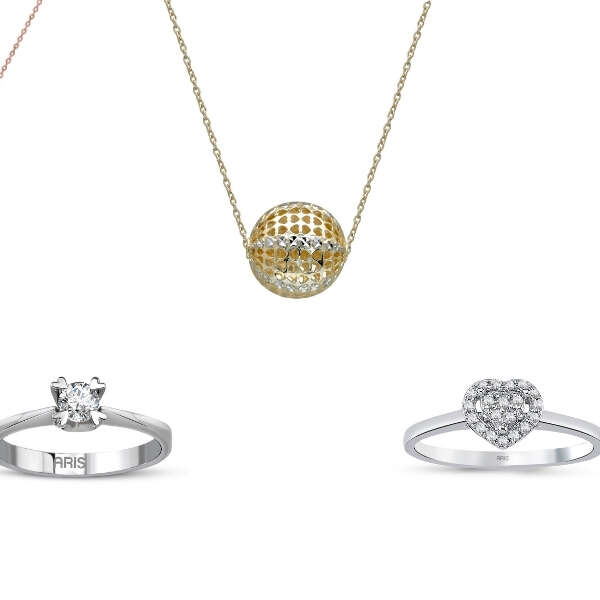  Ariş Pırlanta’dan “Aşk”ı anlatan kalpli kolye ve yüzükler