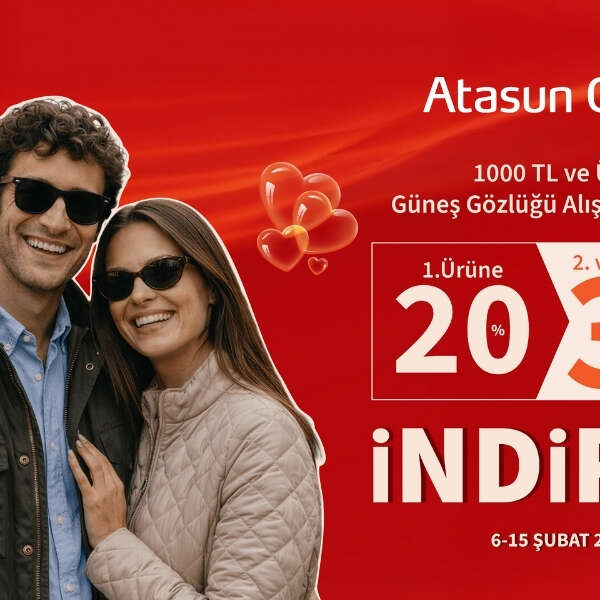 Home 38 Atasun Optik’ten Sevgililer Günü’ne Özel Güneş Gözlüğü Kampanyası