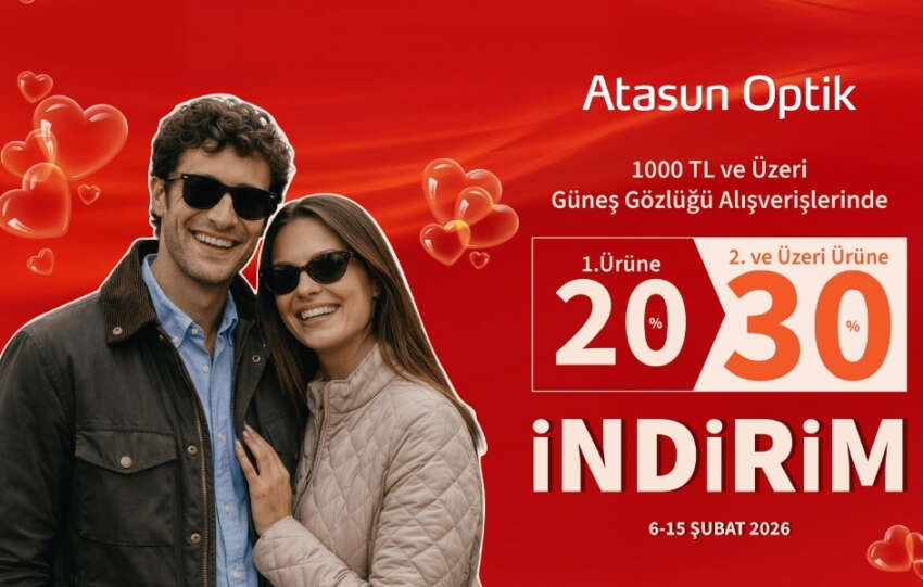 Atasun Optikten Sevgililer Gunune Ozel Gunes Gozlugu Kampanyasi