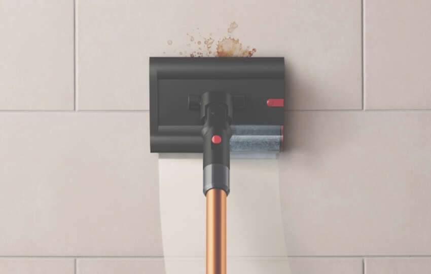 Dysonin en ince ultra hafif islak zemin temizleyicisi PencilWash kullanicilarla bulusuyor