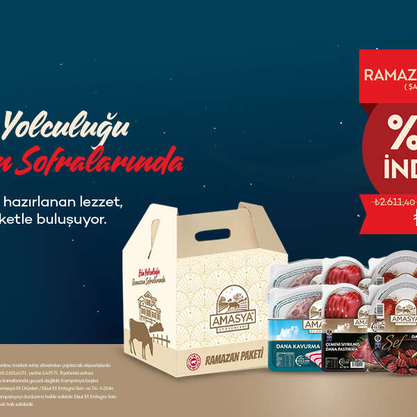 Etin Yolculuğu Ramazan Sofralarında: Amasya Et Ürünleri’nden Ramazan’a Özel Avantajlı Paket