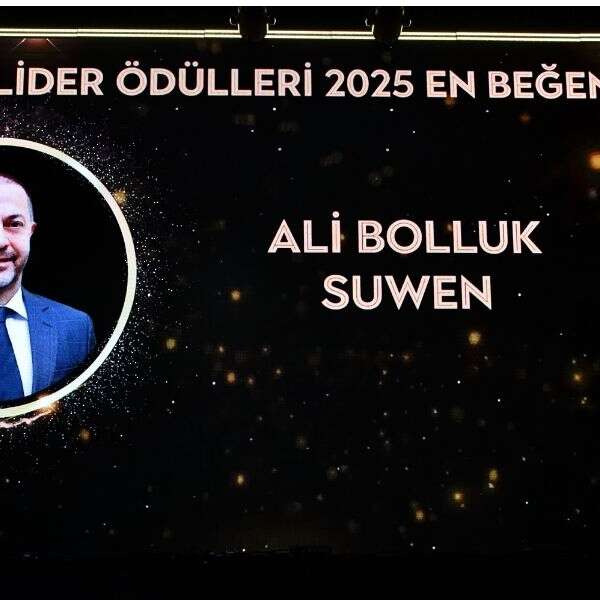 Suwen Genel Müdürü Ali Bolluk’a Altın Lider Ödülü