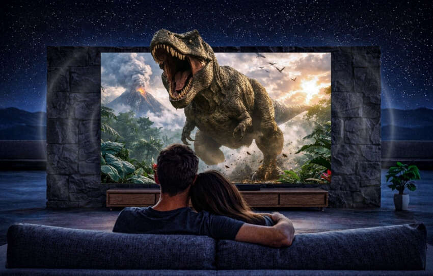 Sevgililer Gununde evde sevdikleriyle kaliteli zaman gecirmek isteyenlere TCL ile film ve oyun keyfi