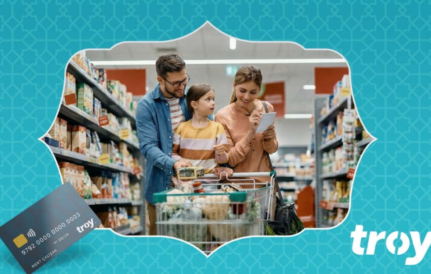 TROY kartla market alisverisleri 10 daha avantajli