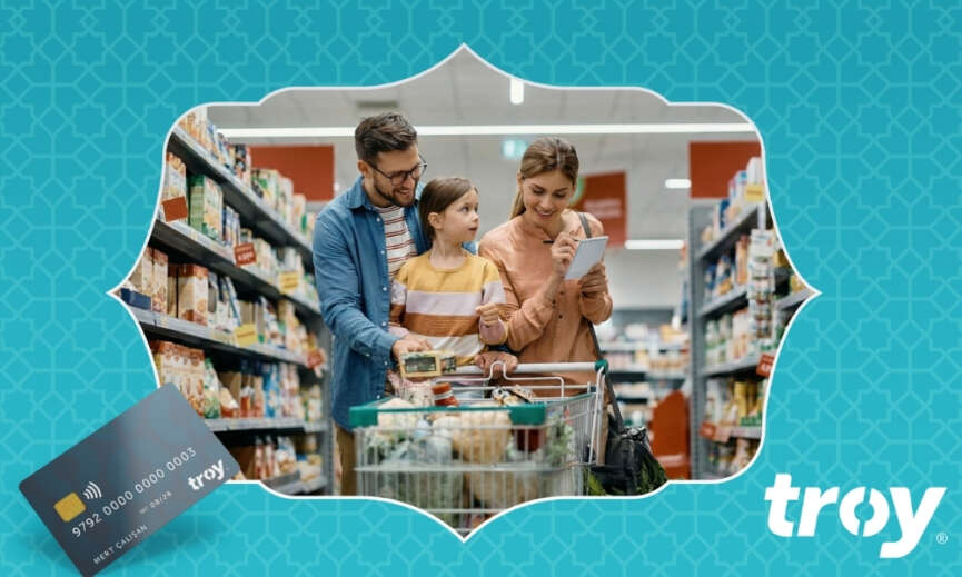 TROY kartla market alisverisleri 10 daha avantajli