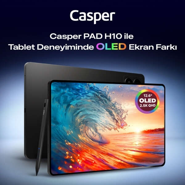 Home 58 Casper PAD H10 ile tablet deneyiminde OLED ekran farkı