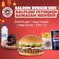 Doyurucu menüler, özel fiyatlarla Saloon Burger’de