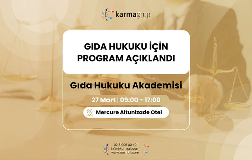 Gida Hukuk icin Program aciklandi