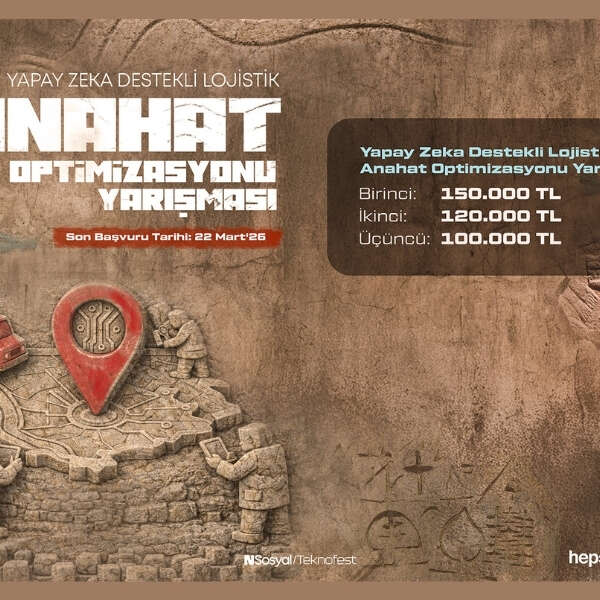 Home 56 Hepsiburada’nın “Yapay Zeka Destekli Lojistik Anahat Optimizasyonu Yarışması” İçin TEKNOFEST Başvuruları Başladı