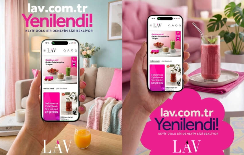 LAV E Ticaret Sitesini Yeniledi