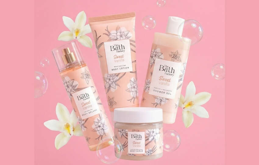 The Bath Factory Sweet Vanilla Serisiyle Kisisel Bakim Yeniden Tanimlaniyor