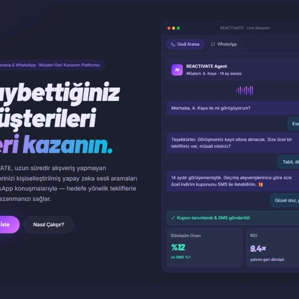 Yapay Zeka ile Pasif Müşterileri Geri Kazanmak: Cloud4Feed’den Yeni Ürün “ReActivate”