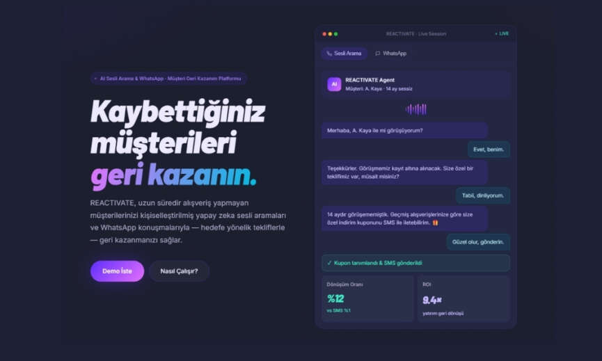 Yapay Zeka ile Pasif Musterileri Geri Kazanmak